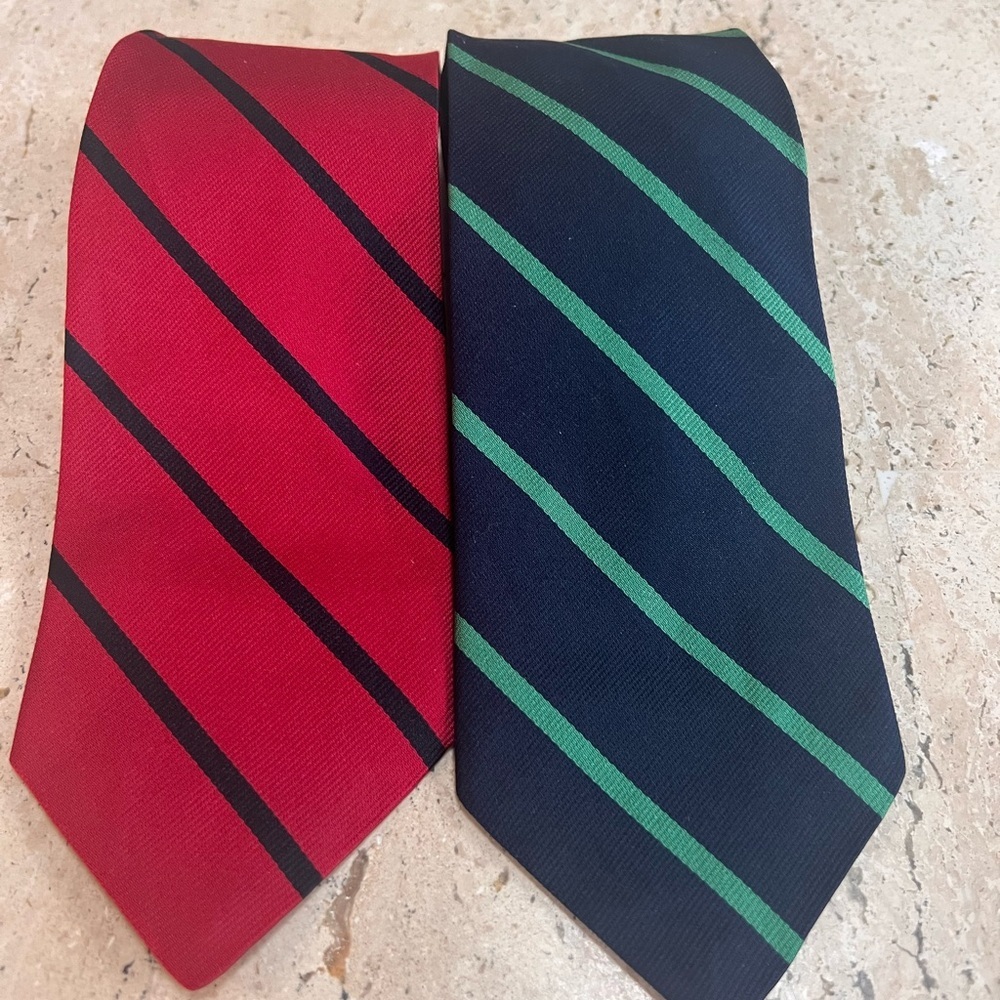 GANT Vintage 100% Silk Made in the USA Striped Ties